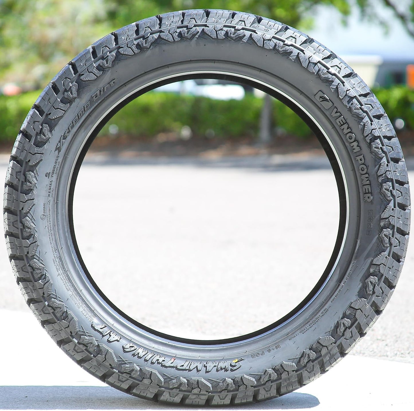 Venom Power Swampthing A/T Xtreme Dirt Truck/SUV All-Terrain Off-Road Radial Tire-275/50R22 275/50/22 275/50-22 116H Load Range XL 4-Ply BSW Black Side Wall