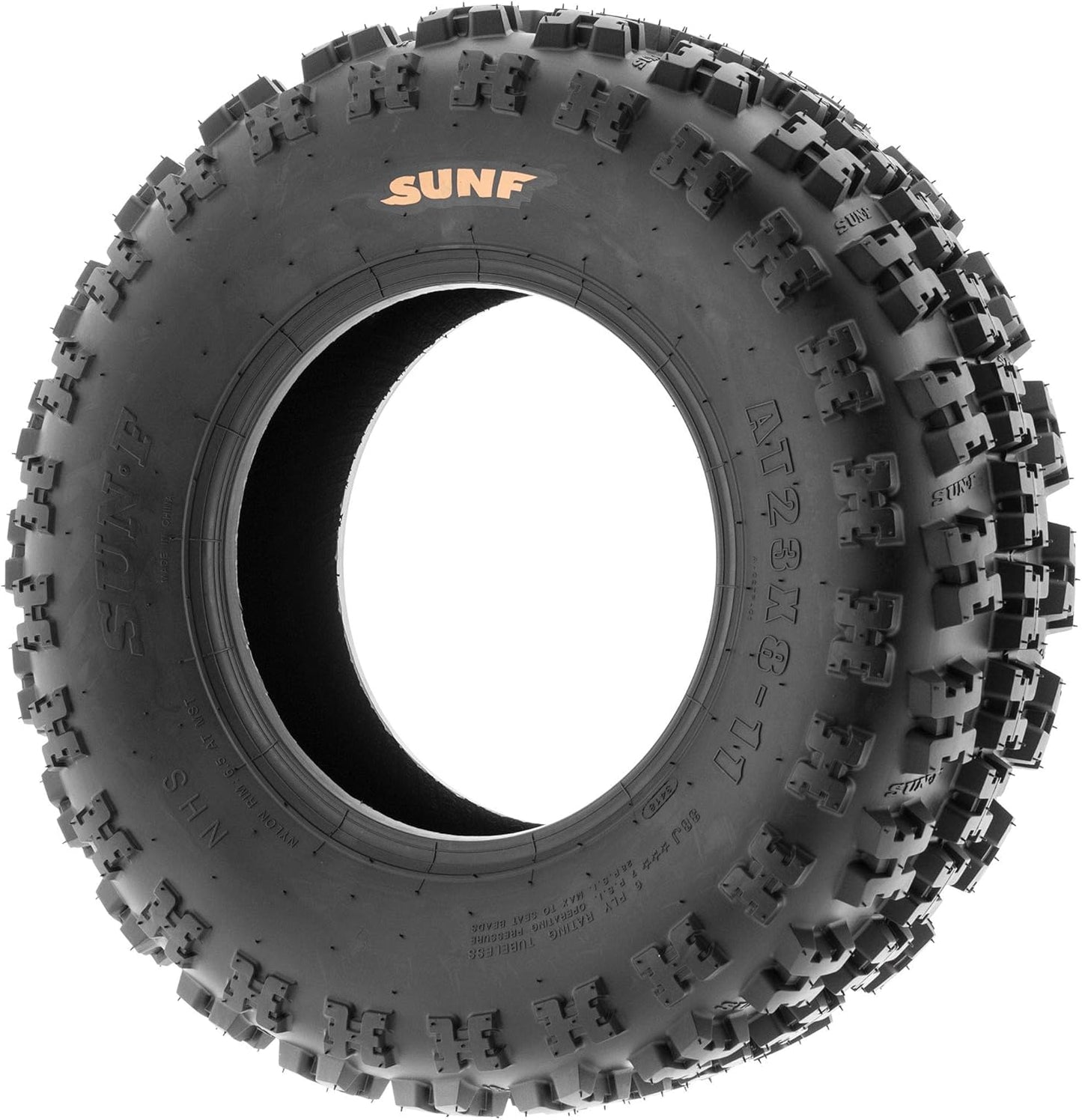 SunF 22x7-10 ATV UTV Knobby Tire 22x7x10 Sport Race 6 PR A027 - PAIR of 2