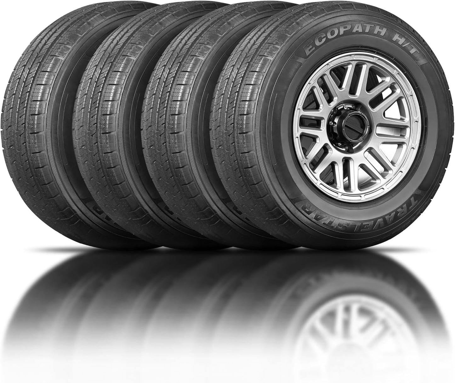 Set of 4 Travelstar EcoPath H/T 235/70R16 106H High Performance All Season Highway Terrain SUV Tire 235/70/16(Tire Only)