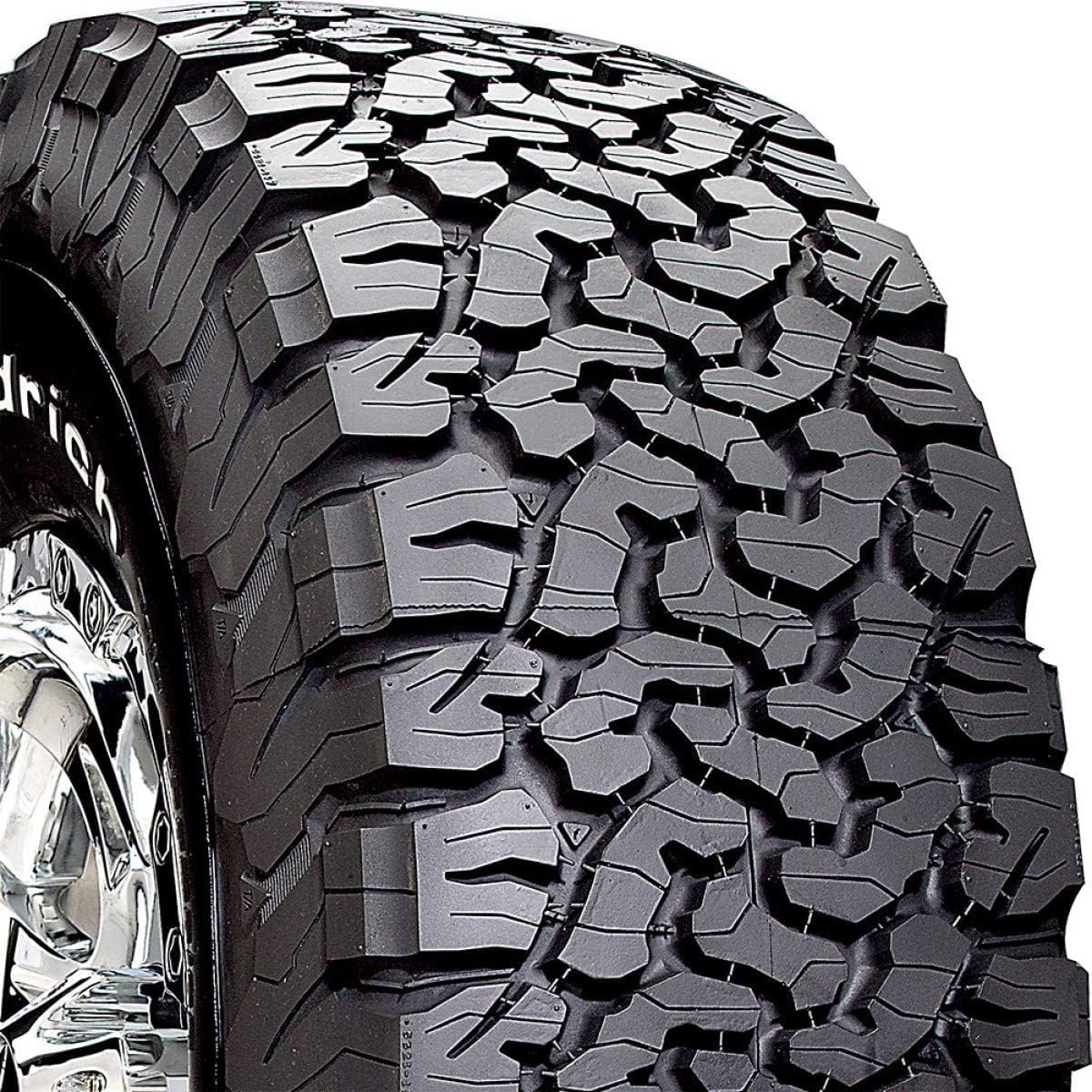 BFGoodrich All Terrain T/A KO2 Radial Car Tire for Light Trucks, SUVs, and Crossovers, LT255/70R16/E 120/117S