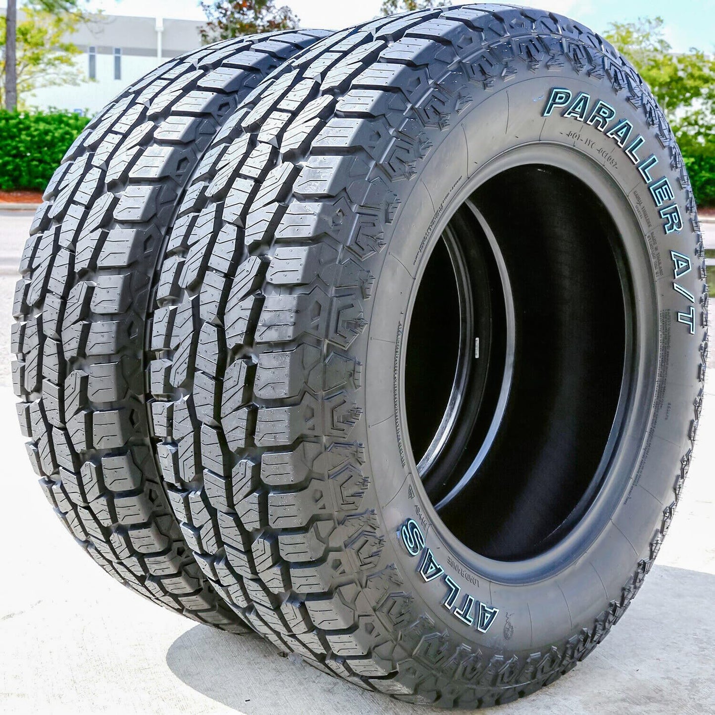 Atlas Paraller A/T Truck/SUV All-Terrain Off-Road Radial Tire-245/70R16 245/70/16 245/70-16 111T Load Range xl 4-Ply Owl Outlined White Letters