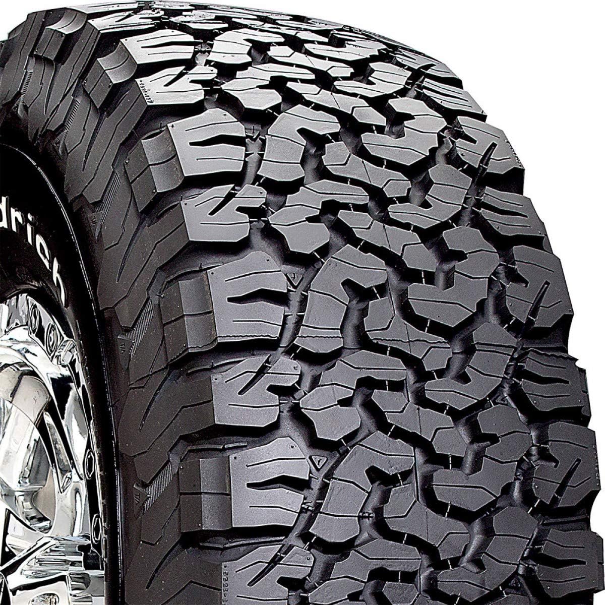 BFGoodrich All Terrain T/A KO2 Radial Car Tire for Light Trucks, SUVs, and Crossovers, 33x10.50R15/C 114R LRC