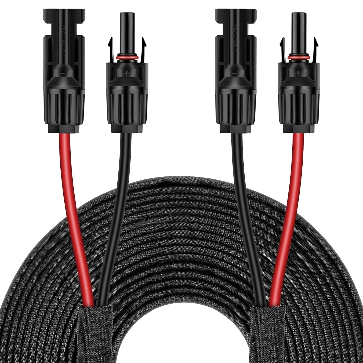 50FT 10AWG Solar Panel Extension Cable with Female and Male Connectors, Solar Cable for Solar Panels, Charge Controllers and Solar Generator (10AWG, 50FT)