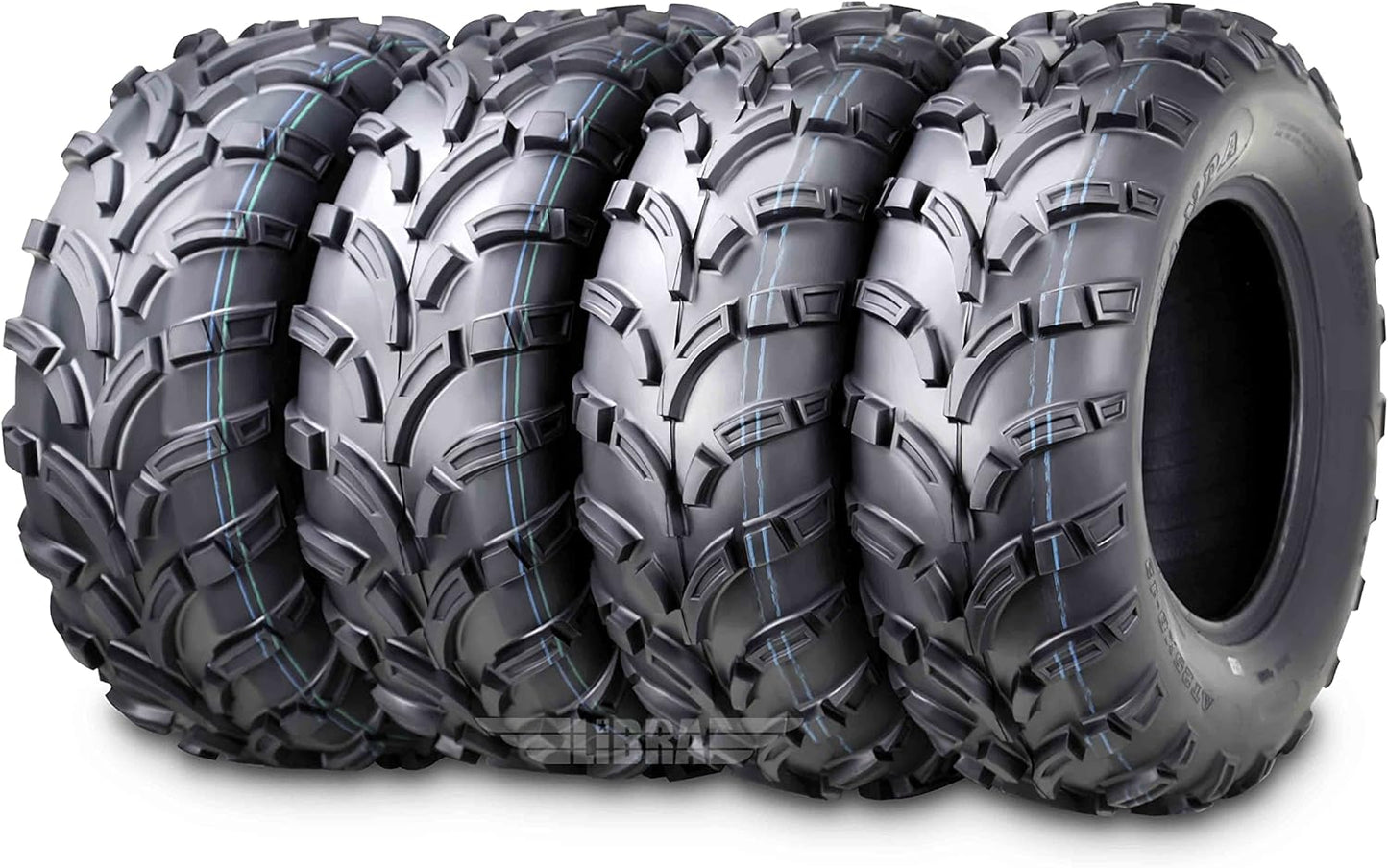 WANDA 24x8-12 & 24x10-12 ATV Tires Lt Mud fit for 08-09 Arctic Cat 366 4x4 Auto