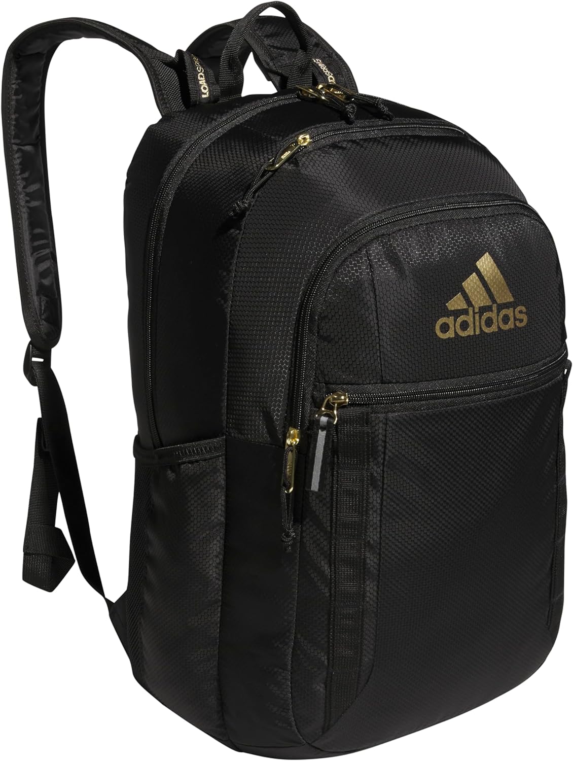 adidas Excel Backpack for Men & Women – Durable Large Athletic Laptop Bag, 7.0/Twill Grey/Grey/Rose Gold, OSFA