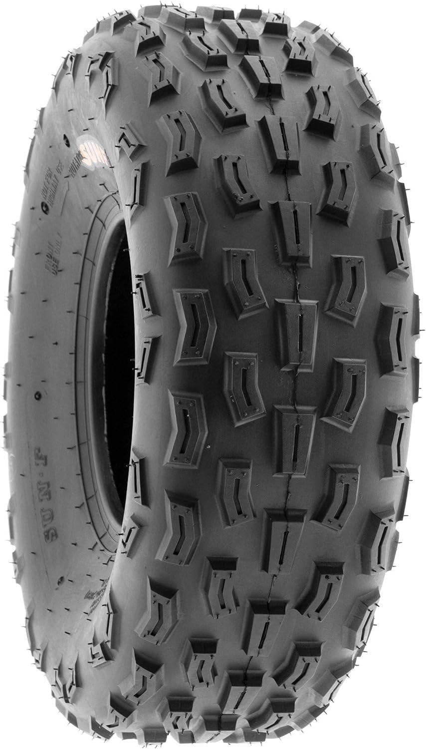 SunF 20x7-8 ATV UTV Tire 20x7x8 Knobby Tubeless 6 PR A029 - PAIR of 2