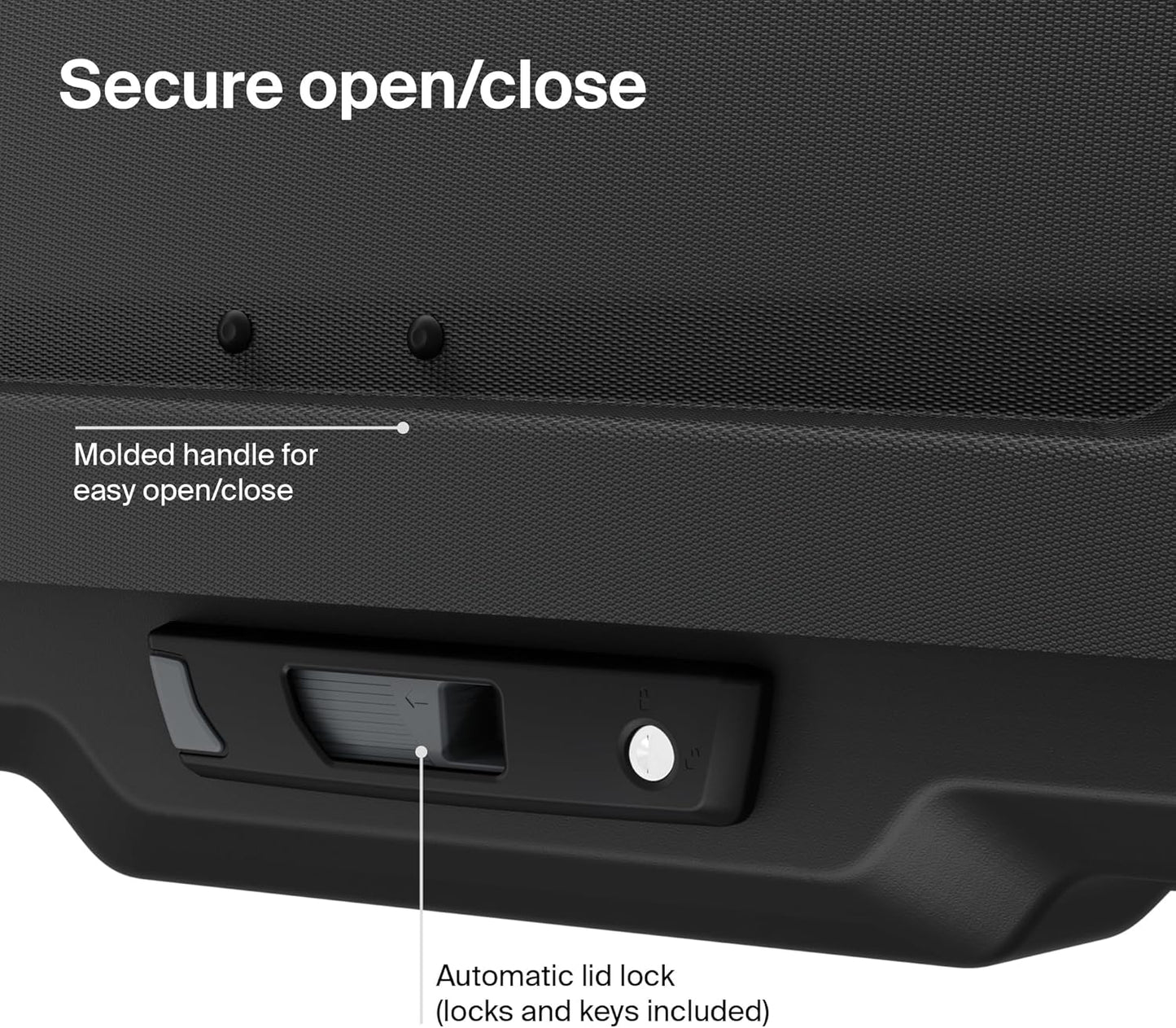 Thule Force 3 - Size XL - 18 cu ft - Aerodynamic roof Mounted Box - Dual-Sided Opening with Locks - Tool-Free Install - Weatherproof Design - for SUVs, Trucks, Cars, EVs and More