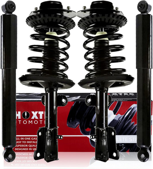 Shoxtec Full Set Complete Strut Shock Absorbers Replacement for 01-07 Chrysler Town&Country; FWD Replacement for 01-03 Chrysler Voyager; Replacement for 01-07 Dodge Caravan;