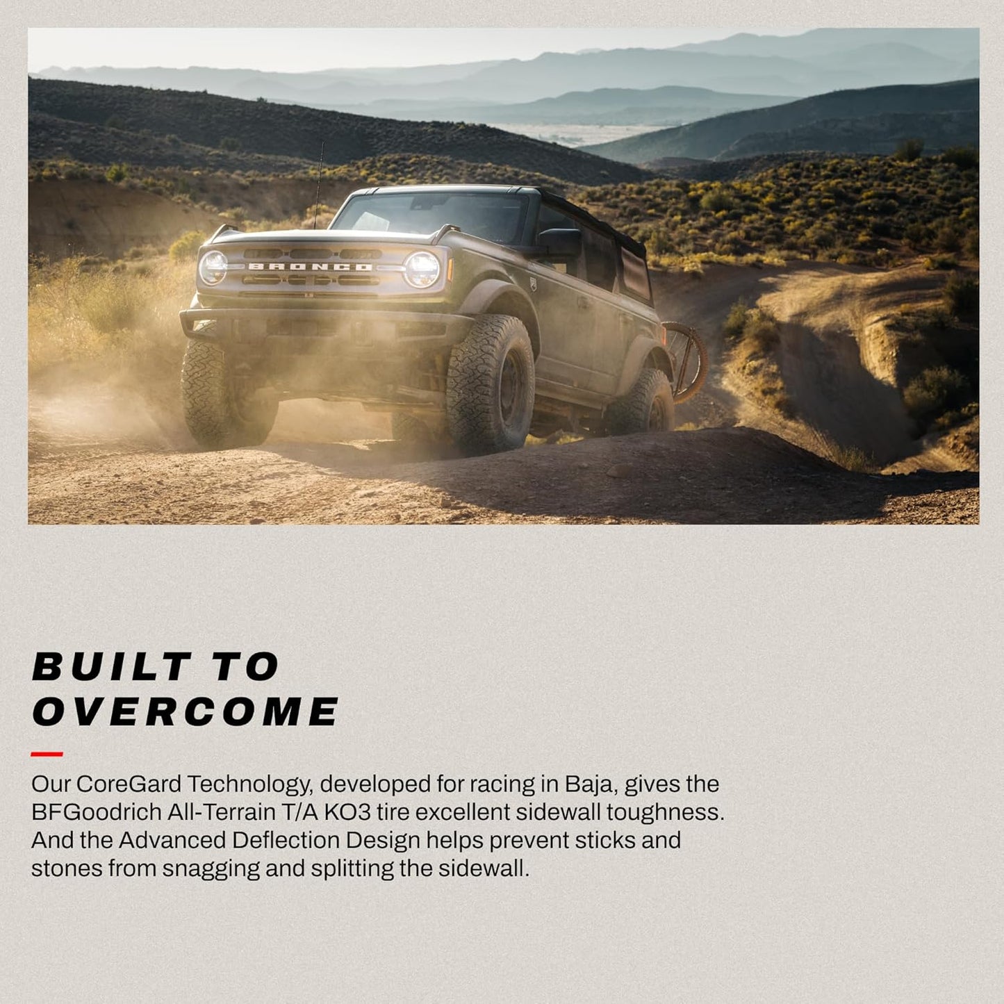 BFGoodrich All-Terrain T\/A KO3 Car Tire for Light Trucks, SUVs, and Crossovers, LT295\/65R20\/E 129\/126S