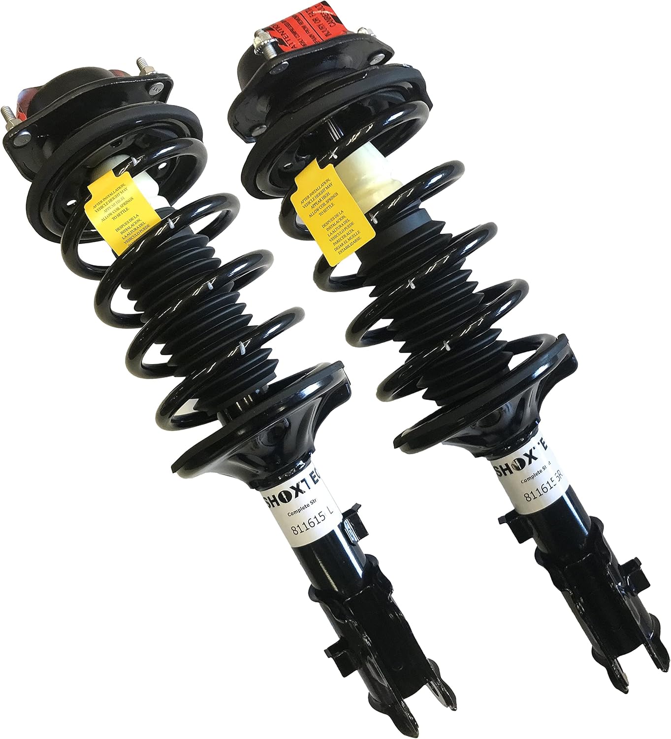 Shoxtec Front Pair Complete Struts Assembly Replacement for 2000-2005 Hyundai Accent Coil Spring Assembly Shock Absorber Repl. Part no. 171401 171400