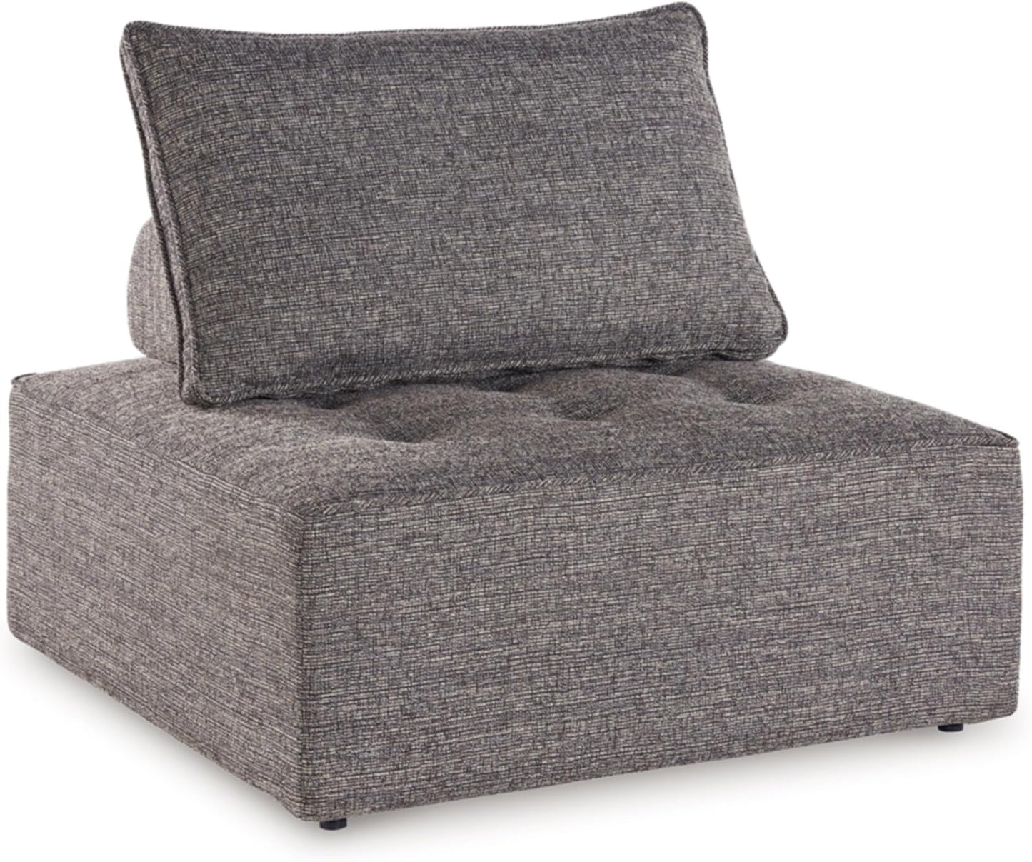 Signature Design by Ashley Bales Low Profile Floor Seating Accent Chair, Gray