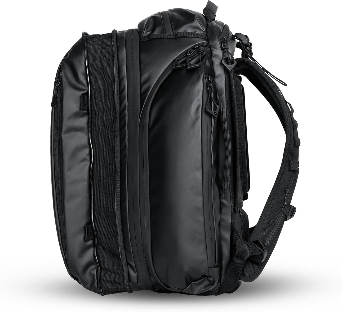 WANDRD TRANSIT Travel Backpack 45L - Photography Backpack with Laptop Compartment - Personal Item Travel Bag - Large Back-Pack for Women and Men (Black)