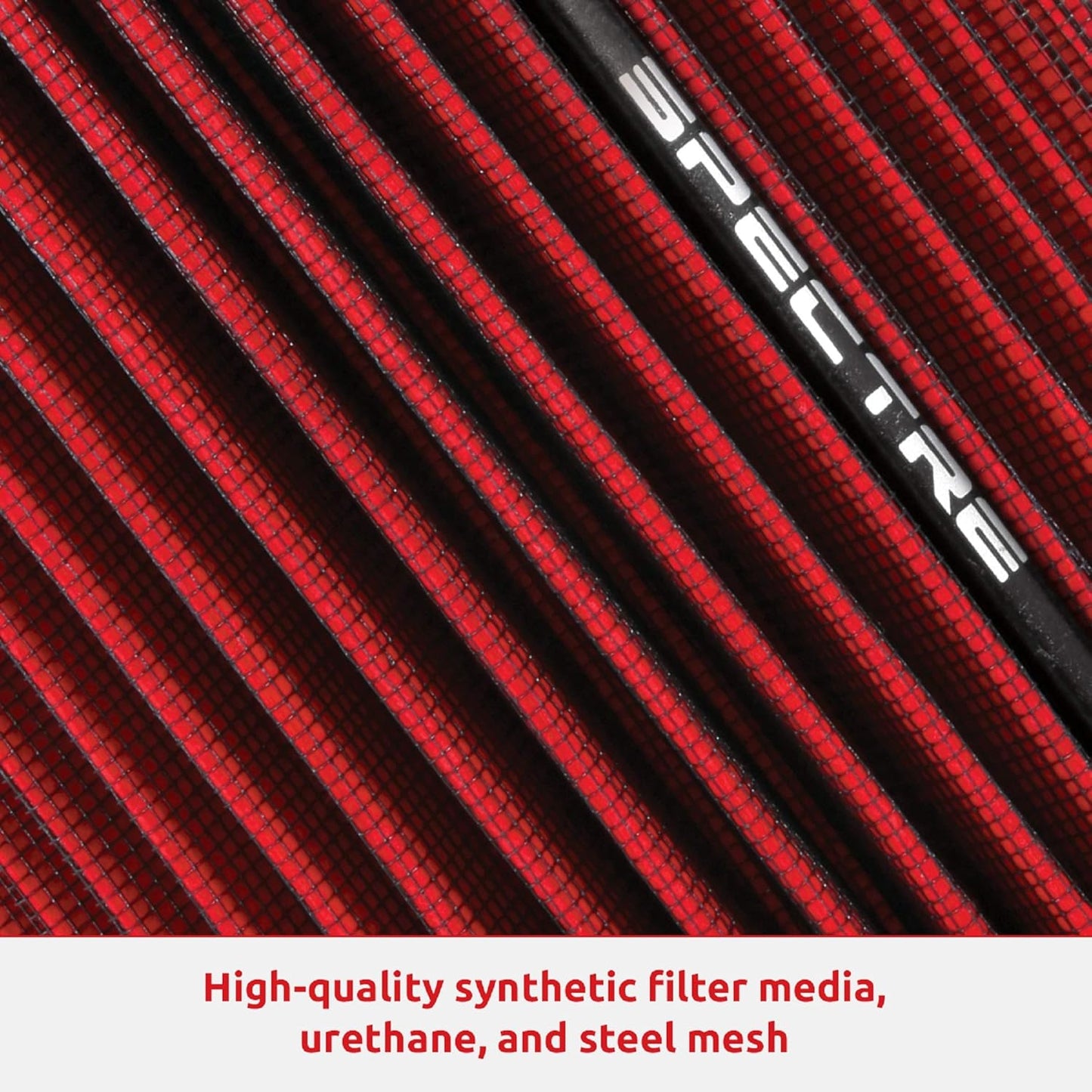 Spectre Universal Clamp-On Air Filter: High Performance, Washable Filter: Round Tapered; 3 in/3.5 in/4 in Flange ID; 8.75 in (222 mm) Height; 6 in (152 mm) Base; 4.75 in (121 mm) Top, SPE-9736, Blue