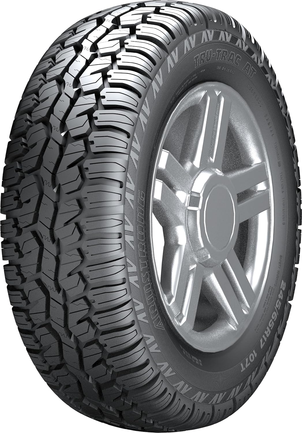 Armstrong Tru-Trac AT A/T All-Terrain Off-Road Light Truck Radial Tire-31X10.50R15LT 31X10.50X15 31X10.50-15 109s Load Range C LRC 6-Ply BSW Black Side Wall