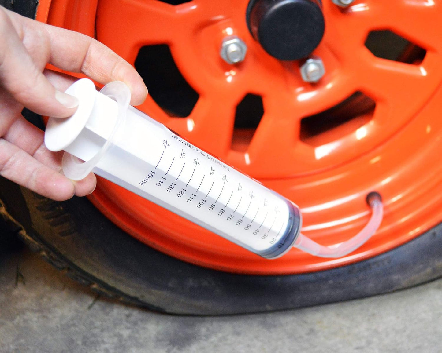 TireJect Off-Road 5-in-1 Flat Tire Protection Kit with Sealant Injector (40oz Skidsteer Kit)