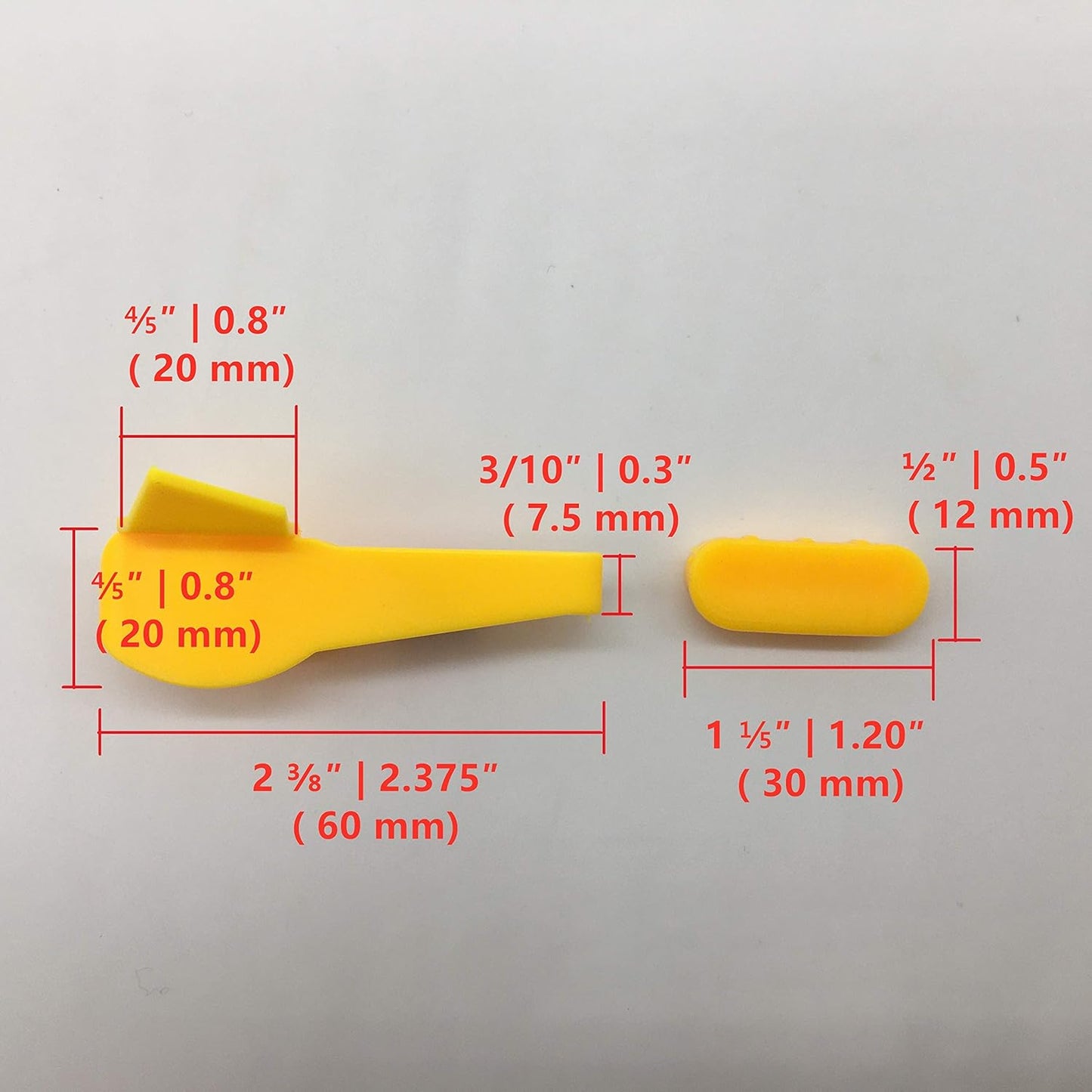 Tire Changer Plastic Insert, Tire Machine Guard, Wheel Rim Edge Protector for Mount Duck Head, Nylon Tyre Demount Fitting Head Part, 6 Front (Upper) + 6 Rear (Lower) Insert Kit/Pack, 5 Packs, 13YKM