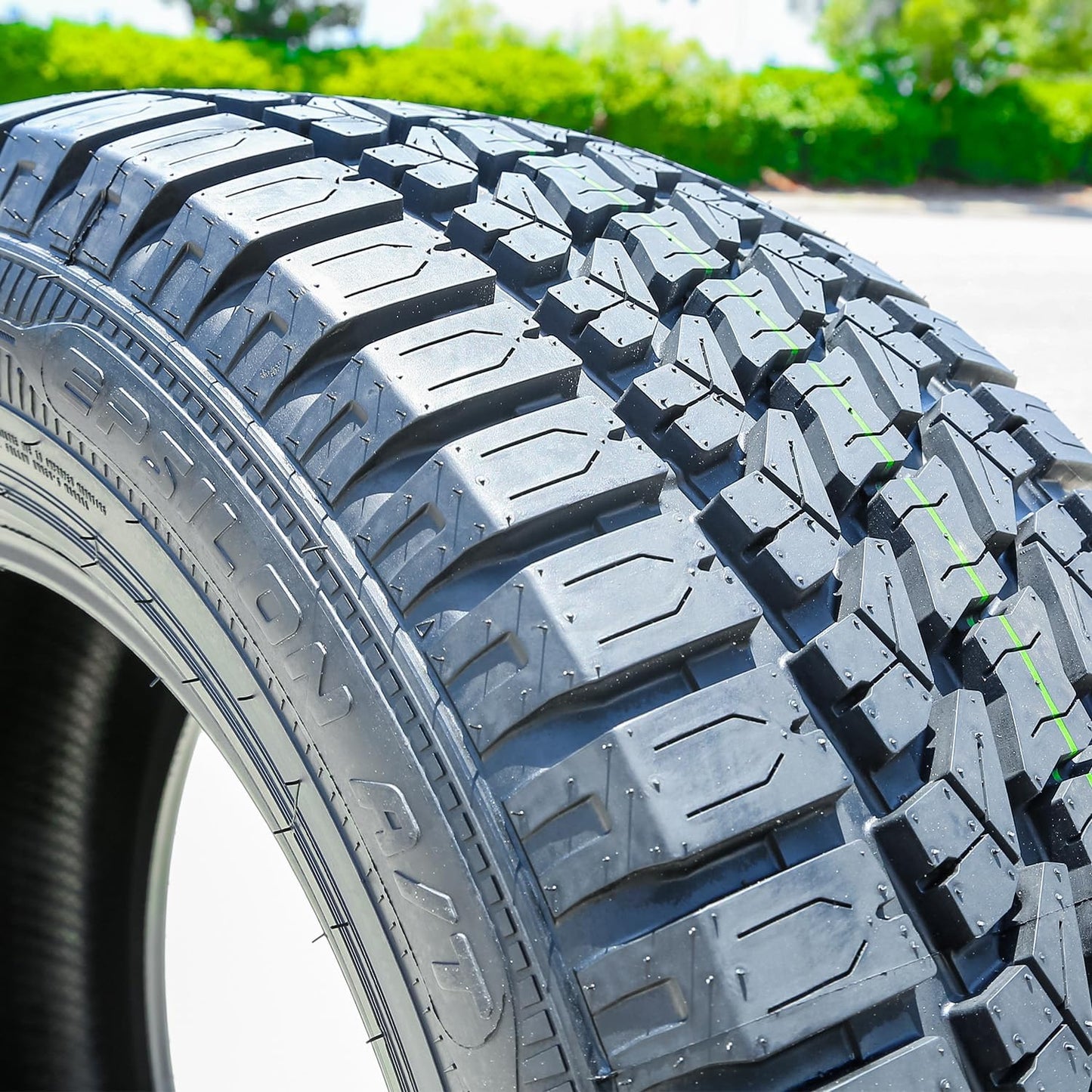Accelera Epsilon at a/t All-Terrain Truck/Suv Off-Road Radial Tire-245/75R16 245/75/16 245/75-16 111S Load Range sl 4-Ply Black Side Wall Utqg 600AA