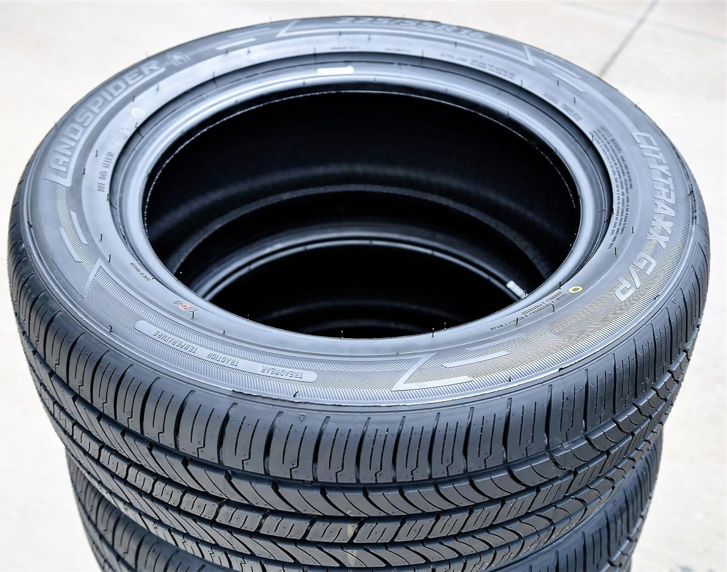 Set of 4 (FOUR) Landspider Citytraxx G/P All-Season Passenger Car Performance Radial Tires-205/65R16 205/65/16 205/65-16 95H Load Range SL 4-Ply BSW Black Side Wall UTQG 560AA