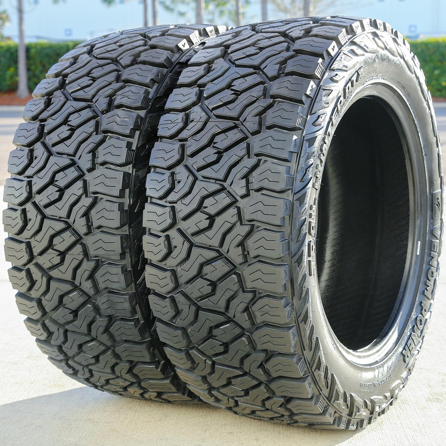 Venom Power Trail Hunter ATX A/T All-Terrain Off-Road Light Truck Radial Tire-33X12.50R22LT 33X12.50X22 33X12.50-22 109R Load Range E LRE 10-Ply BSW Black Side Wall