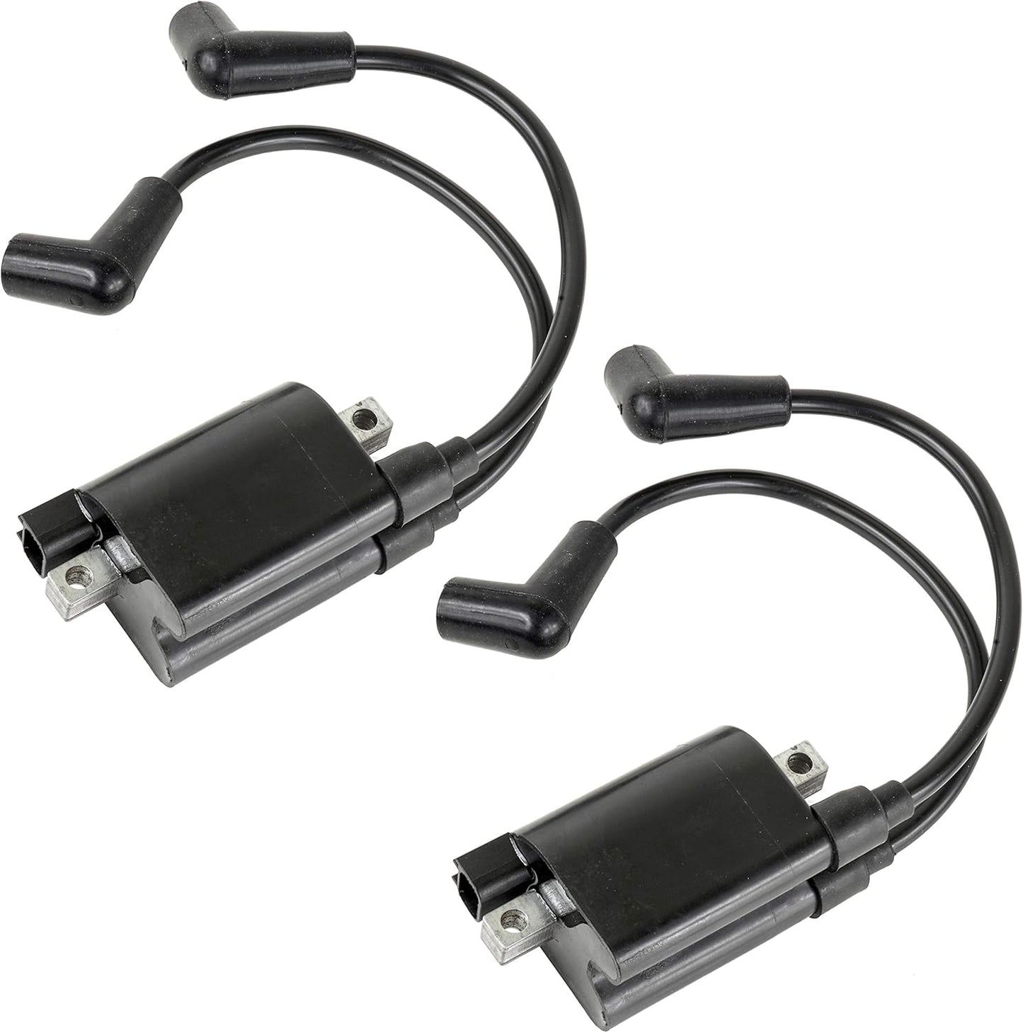 Caltric 2 Ignition Coil Compatible with EZGO gas 2003-UP 72866-G01 72866G01 EPIGC104