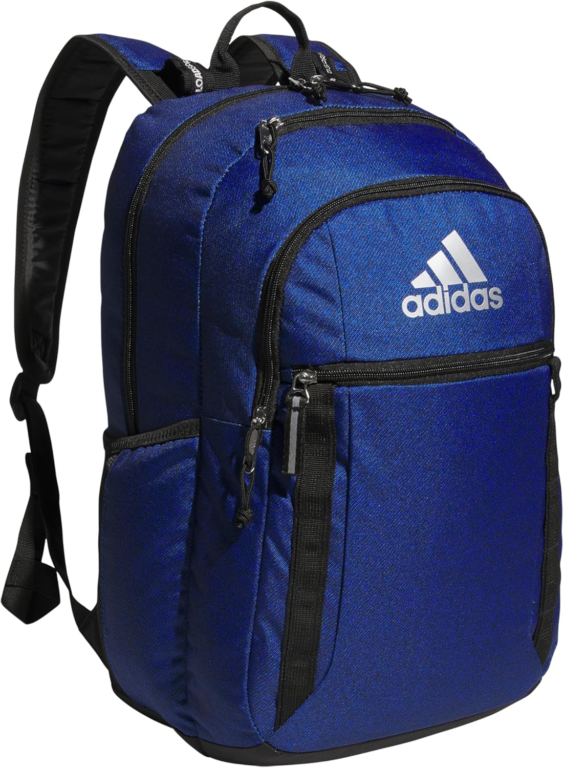 adidas Excel Backpack for Men & Women – Durable Large Athletic Laptop Bag, 7.0/Twill Grey/Grey/Rose Gold, OSFA