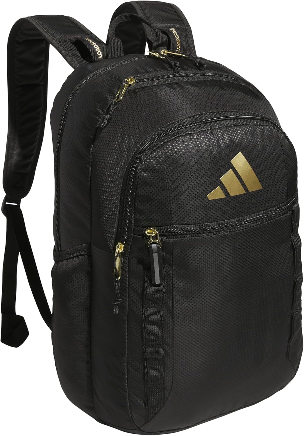 adidas Excel Backpack for Men & Women – Durable Large Athletic Laptop Bag, 7.0/Twill Grey/Grey/Rose Gold, OSFA