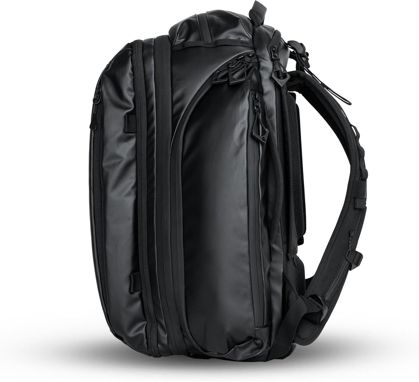 WANDRD TRANSIT Travel Backpack 45L - Photography Backpack with Laptop Compartment - Personal Item Travel Bag - Large Back-Pack for Women and Men (Black)