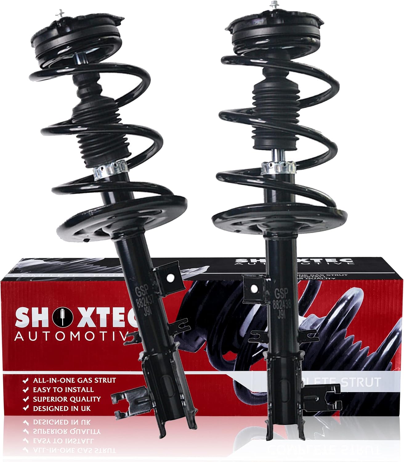 Shoxtec Front Left Complete Struts Assembly Replacement for 2009-2010 Nissan Murano Coil Spring Assembly Shock Absorber Kits Repl Part No. 172607