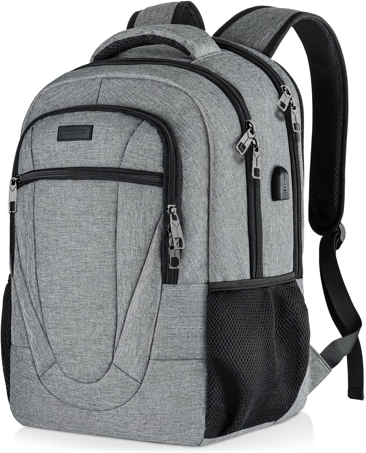 Travel Laptop Backpack, 17 Inch Extra Large School Backpacks for Teen Boys and Girls, Black Water Resistant Women Back Pack, Business Men Sturdy Computer Bag with USB Charging Port, Gifts