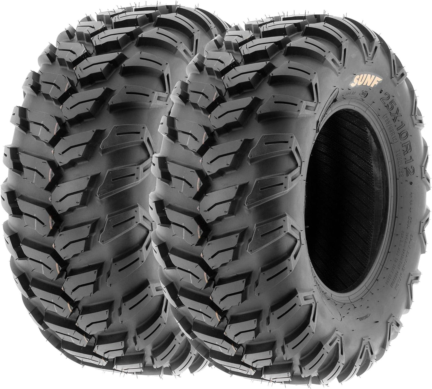 SunF A043 XC Sport-Performance ATV/UTV Off-Road RADIAL Tires - 26x9R14, 6PR (Pair of 2)