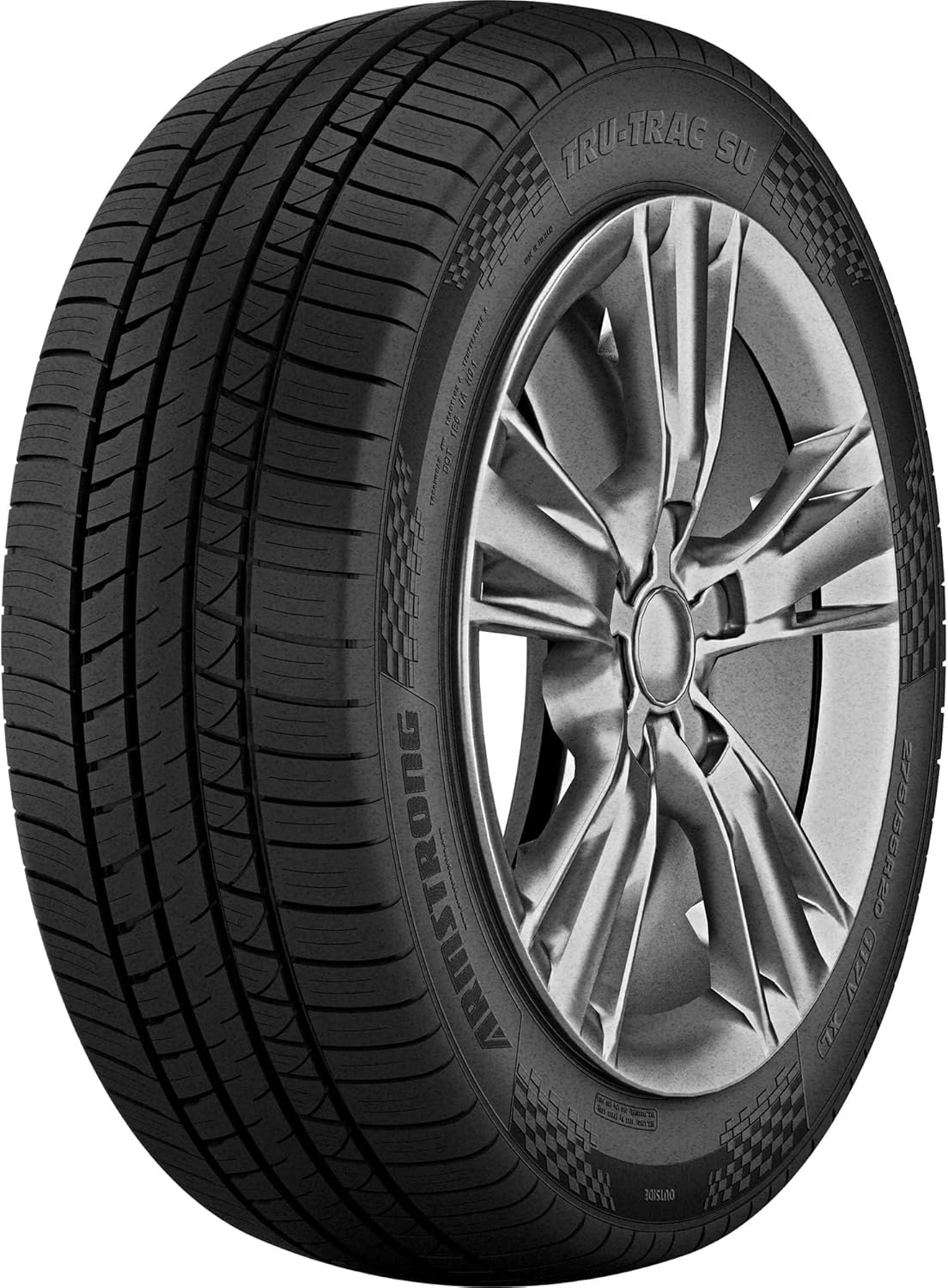 Armstrong Tru-Trac SU Truck/SUV All-Season High Performance Radial Tire-265/40R22 265/40/22 265/40-22 106Y Load Range XL 4-Ply BSW Black Side Wall UTQG 440AA