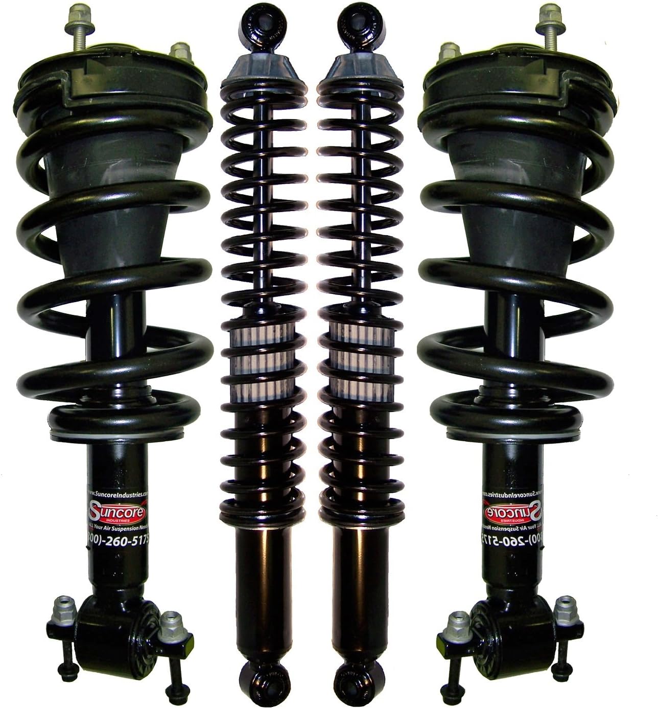 SUNCORE - Front and Rear Active Suspension to Passive Complete Struts and Rear Shocks Conversion Kit