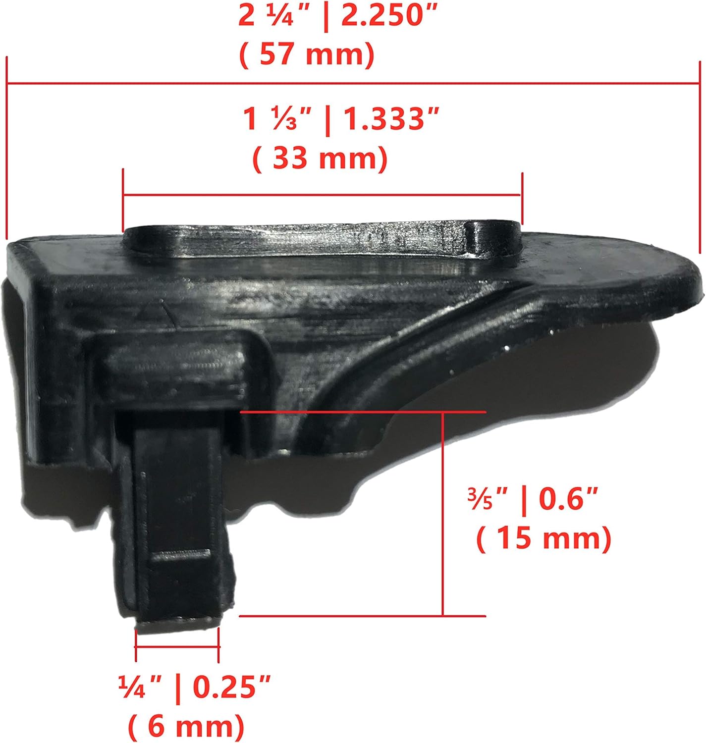Tire Changer Plastic Insert, Tire Machine Guard, Wheel Rim Edge Protector for Mount Duck Head, Nylon Tyre Demount Fitting Head Part, 6 Front (Upper) + 6 Rear (Lower) Insert Kit/Pack, 5 Packs, 24BKM