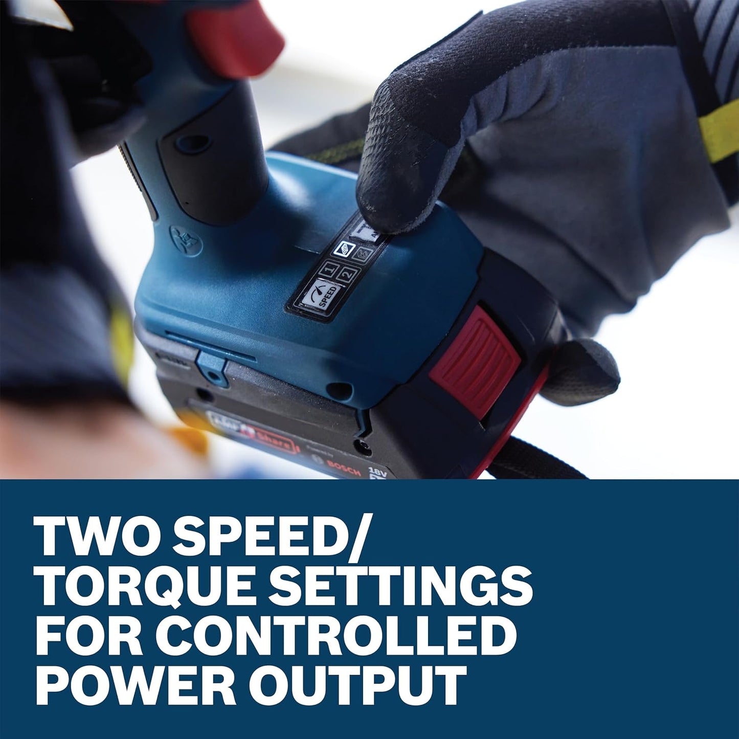 BOSCH GDR18V-215N 18V Brushless Impact Driver - 1,900 in-lbs Torque, 0-3,300 Impacts/Min, Compact Design,1/4 in Quick-Change Hex Drive (Bare Tool)