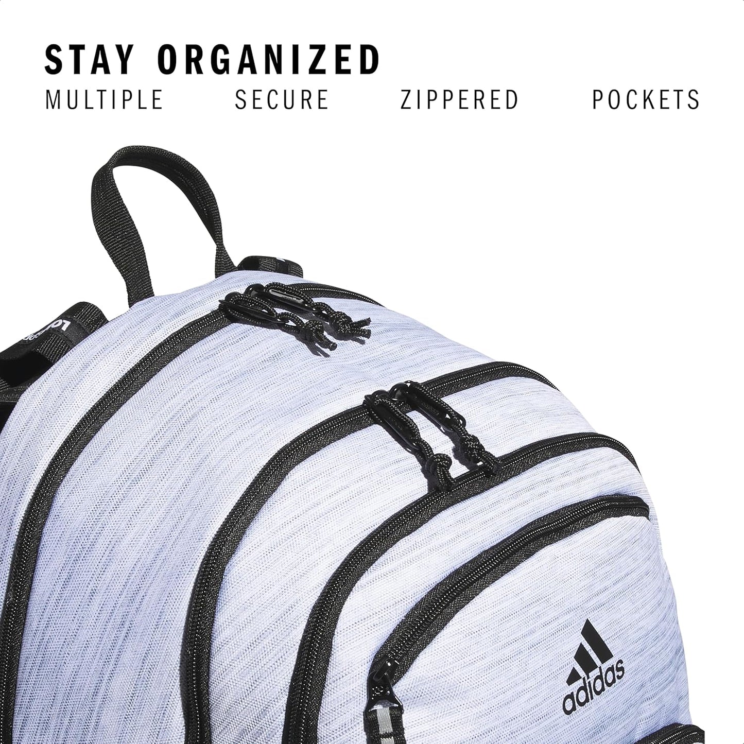 adidas Prime Backpack for Work, Travel Bag for Women and Men with Padded Compartment for Laptop