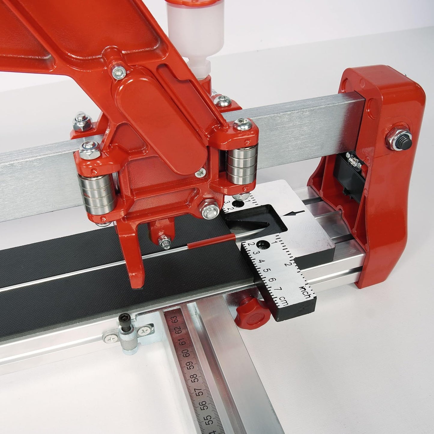 48inch Manual Tile Cutter Machine Single Slide Rail Adjustabl Ceramic Porcelain Tile Floor Cutting Heavy Duty 1200mm