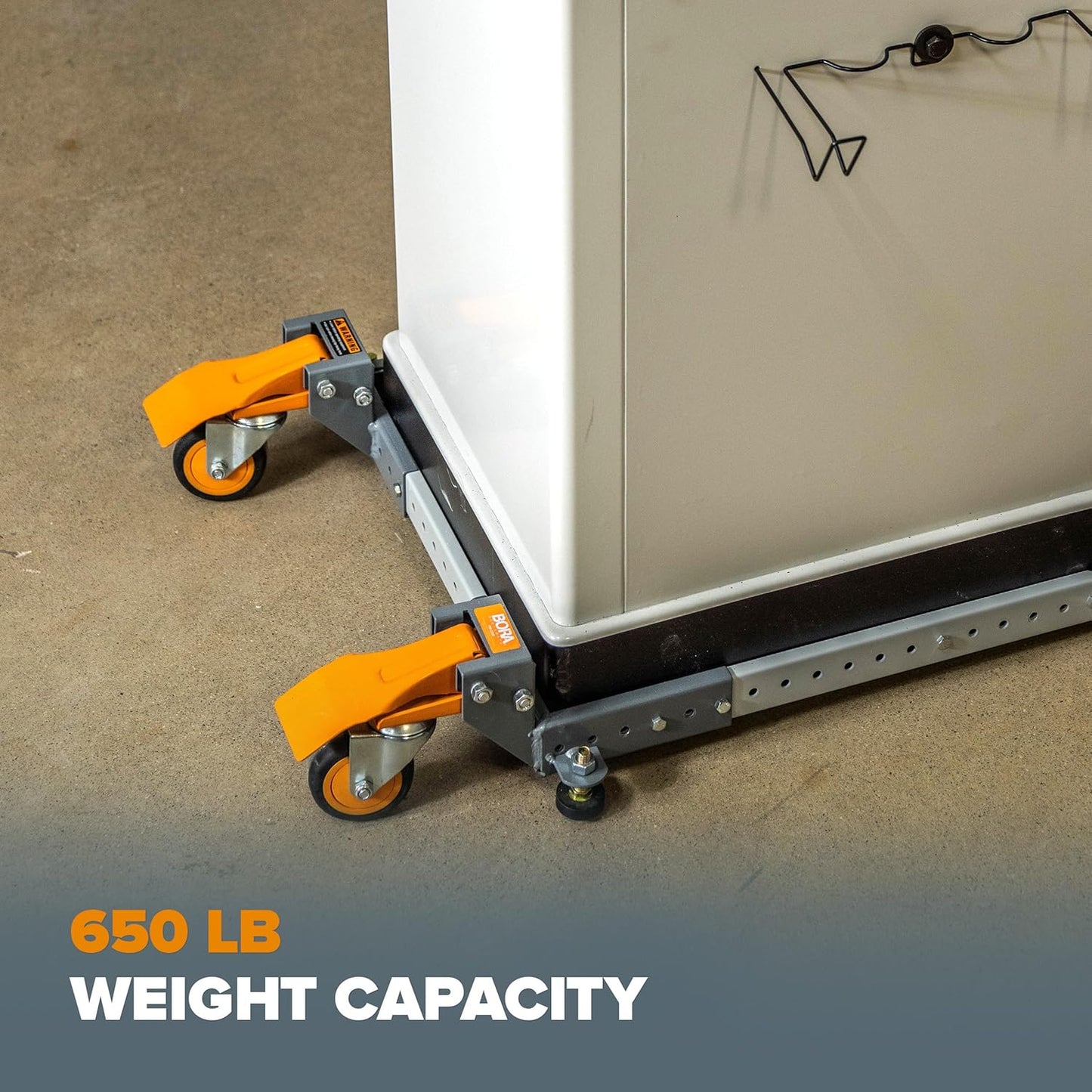 Bora Heavy Duty All-Swivel Mobile Base: 650 Lb Capacity PM-2550