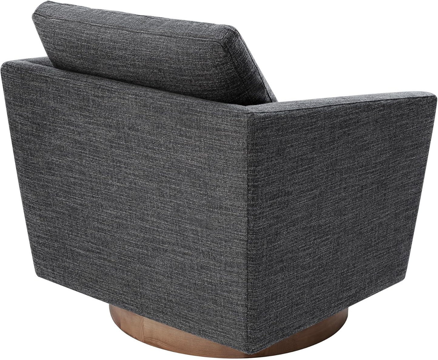 Watson & Whitely Swivel Accent Chairs for Living Room/Bedroom, Modern Armchair in Performance Fabric, Quarry Grey