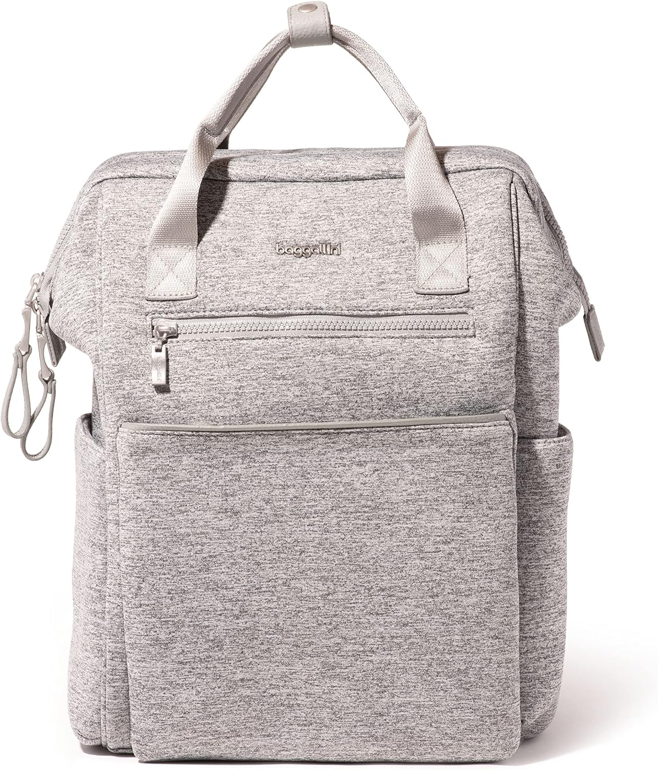 Baggallini Soho Backpack - Travel Laptop Backpack for Women - Lightweight Water-Resistant Luggage Bag, French Navy