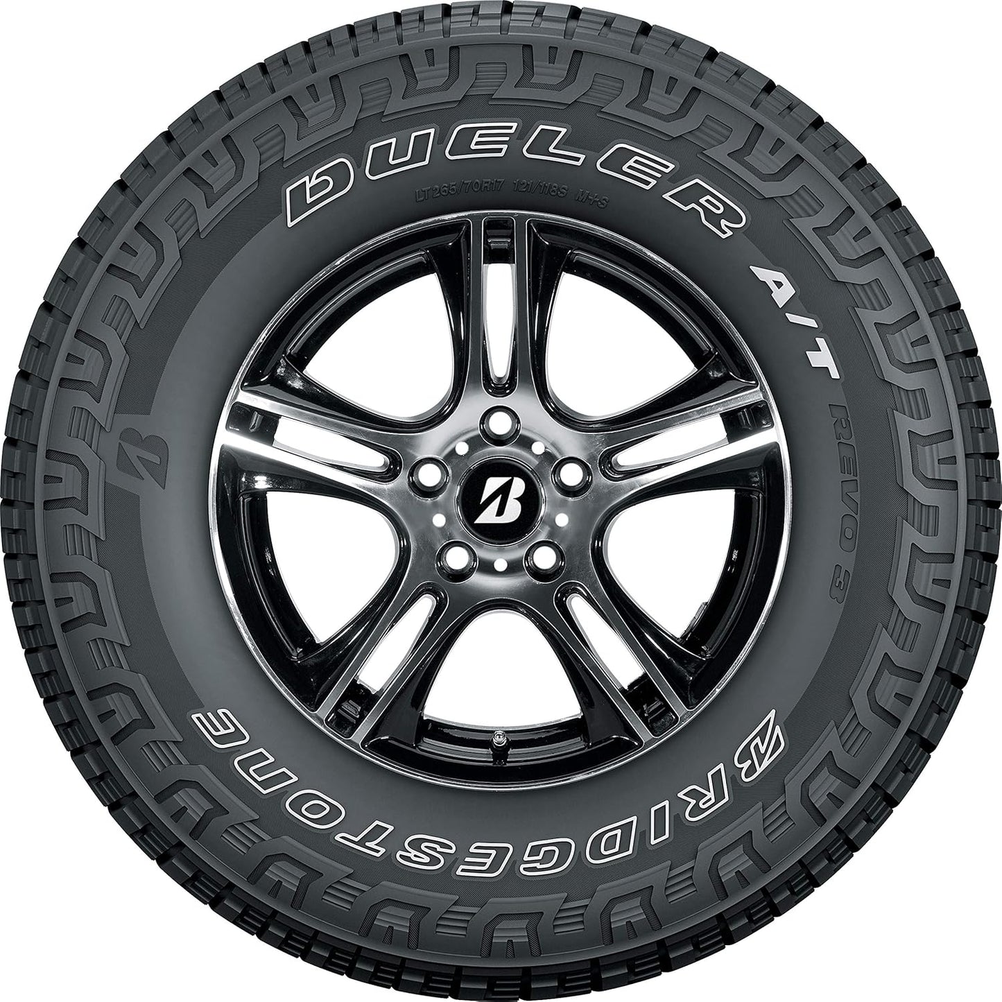 Bridgestone Dueler A/T Revo 3 All-Terrain Truck & SUV Tire LT285/55R20 122 S E