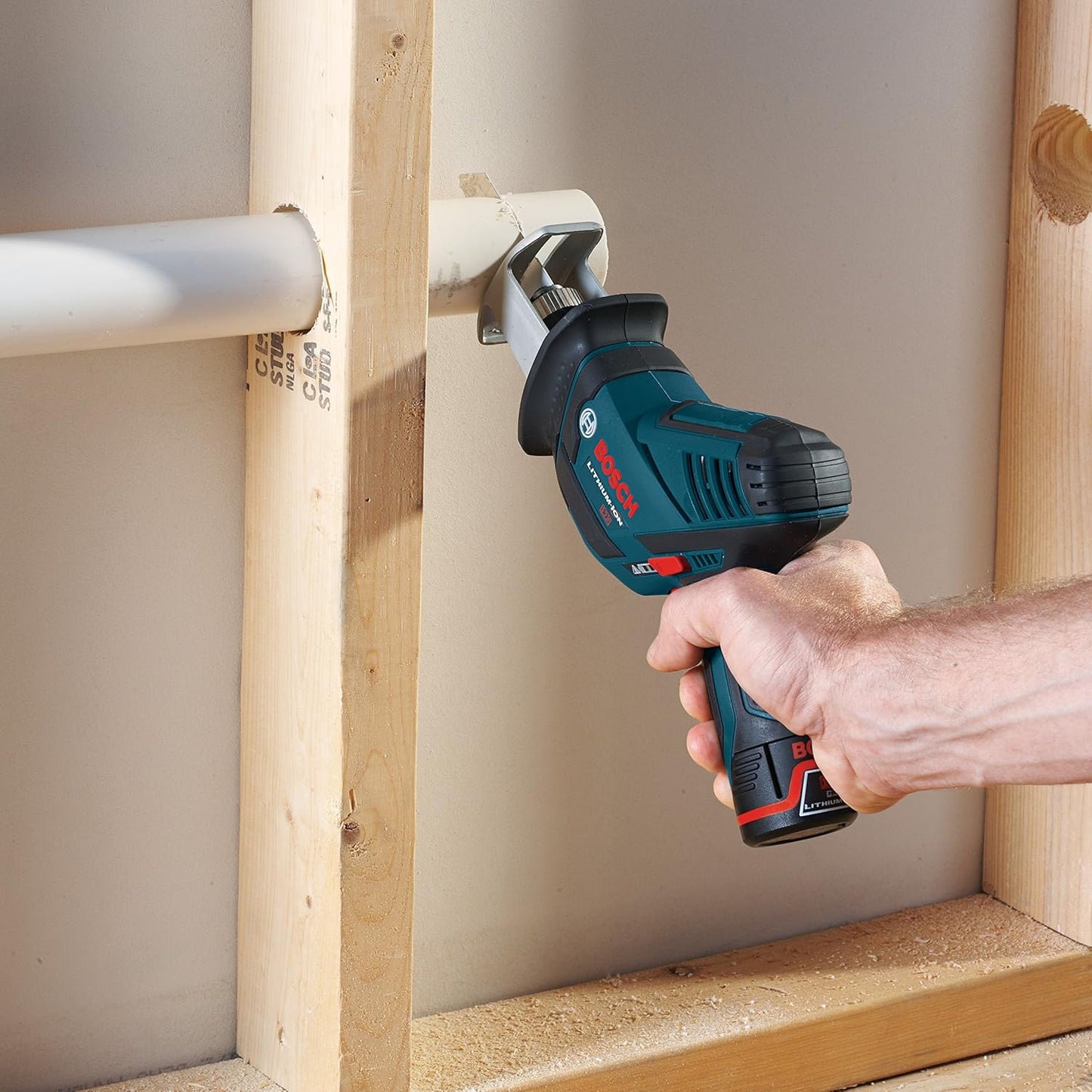 Bosch Power Tools Combo Kit GXL12V-310B22 - 12V Max 3-Tool Set with 3/8 In. Drill/Driver, Pocket Reciprocating Saw and LED Worklight