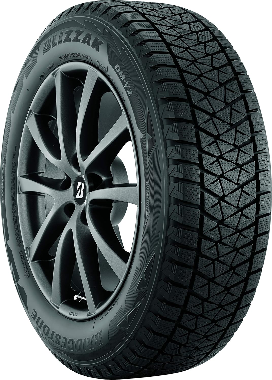 Bridgestone Blizzak DM-V2 Winter/Snow SUV Tire 225/55R19 99 T