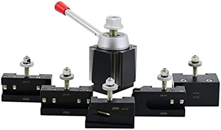 Shars BXA 222 Quick Change Tool Post Wedge Type 6 PCS Set for Lathe 10" - 15" Lathe Swing 202-9475 L