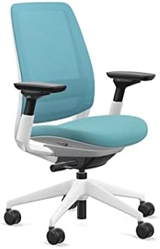 Steelcase Series 2 Office Chair - Ergonomic Work Chair with Wheels for Carpet - with Back Support, Weight-Activated Adjustment & Arm Support - Adjustable Rolling Chairs for Desk - Graphite