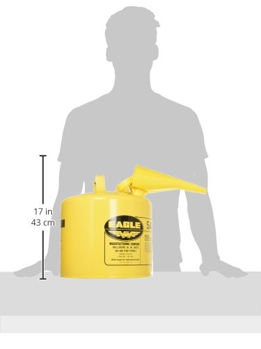 Type I Safety Can, 5 Gal, Yellow