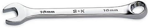 SK Professional Tools 86255 15-Piece 12-Point Fractional Regular Long Combination Wrench Set - SuperKrome Finish, Set of 15 Chrome Wrenches Made in USA
