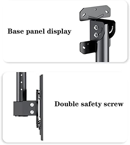 Ceiling TV MountCeiling TV Mount Bracket - Adjustable Height Telescopic Tilt and Swivel Ceiling TV Mount, Fits 32-75 Inch Flat Panel TVs