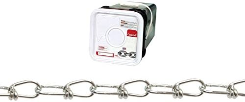 Campbell Tool Chain Double Loop Inco 2/0 Zinc Plated 275'/Sq Pl