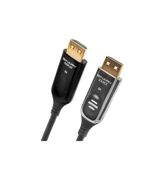 B8-FIBER2-4KHDR-30 98.4-Foot (30m) Active Fiber Optic HDMI Cable – B8 Series, 18Gbps High Speed, 4K Ultra HD @ 60Hz with HDR, HDMI 2.0b, No External Power, EMI-Resistant, CL2 Rated, Black