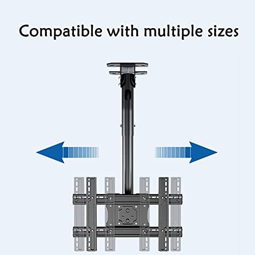 Ceiling TV MountCeiling TV Mount Bracket - Adjustable Height Telescopic Tilt and Swivel Ceiling TV Mount, Fits 32-75 Inch Flat Panel TVs